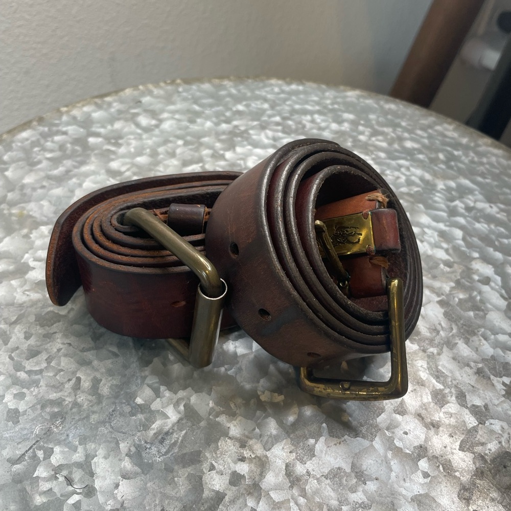 2 - Men's Brown Leather Belt
